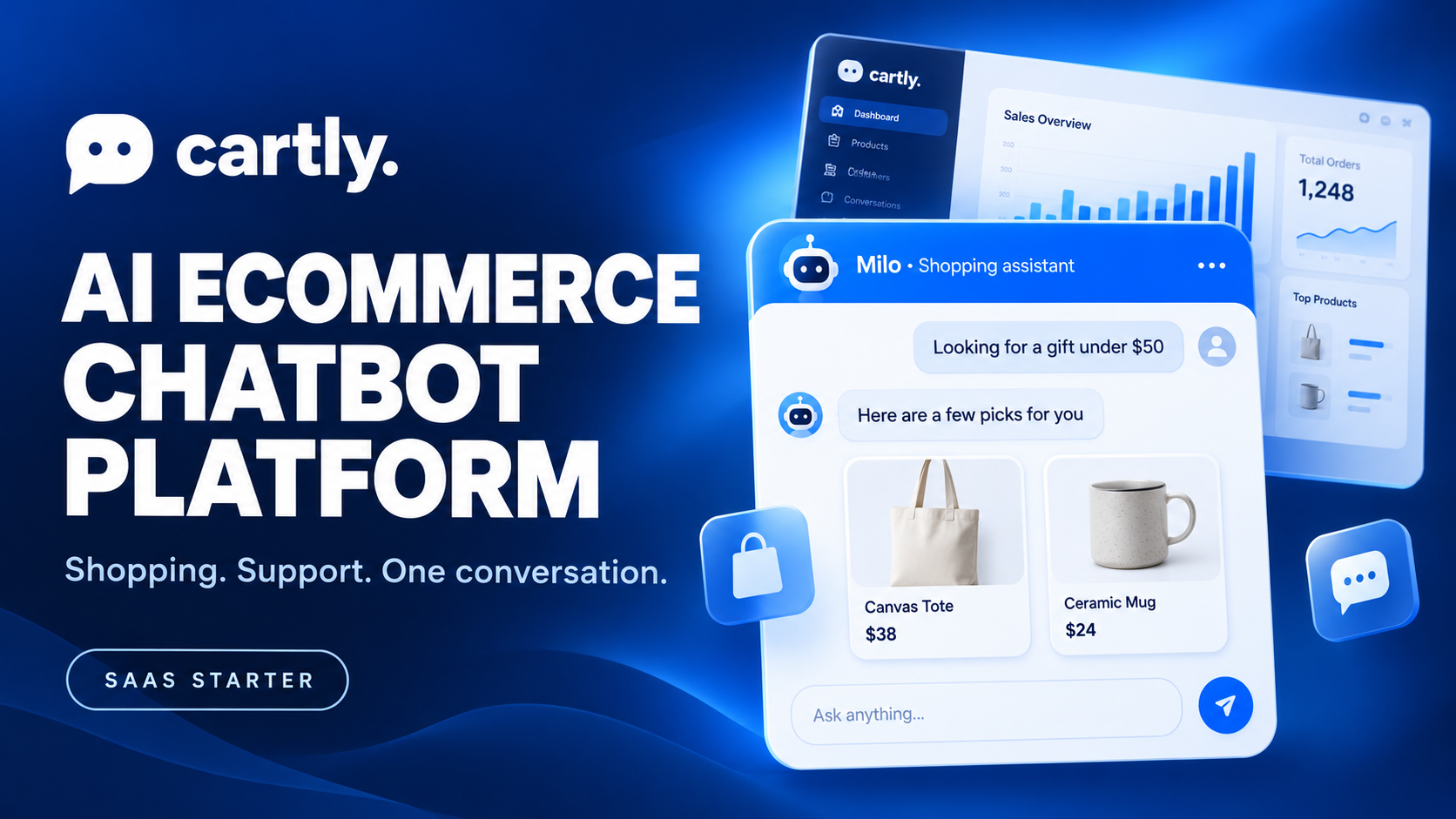 Cartly — AI-Powered Ecommerce Chatbot & Customer Support Platform